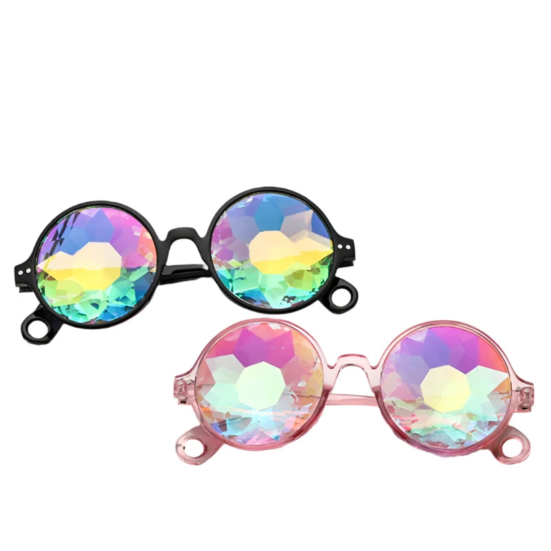 Kaleidoscope Glasses (Round) | Classic Prism