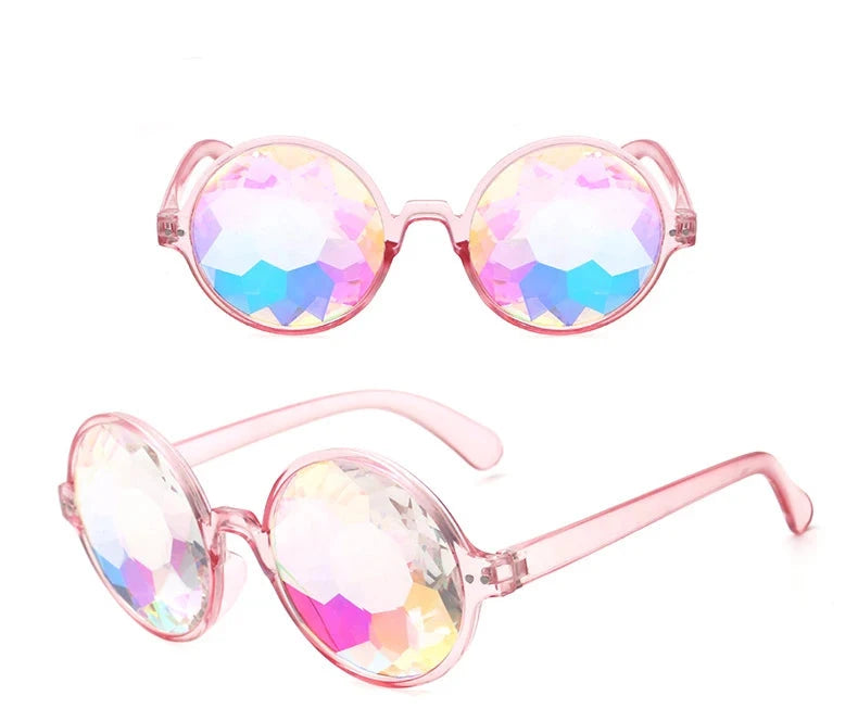 Kaleidoscope Glasses (Round) | Classic Prism