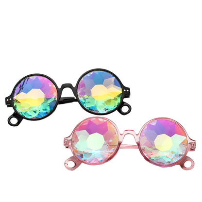 Kaleidoscope Glasses (Round) | Classic Prism