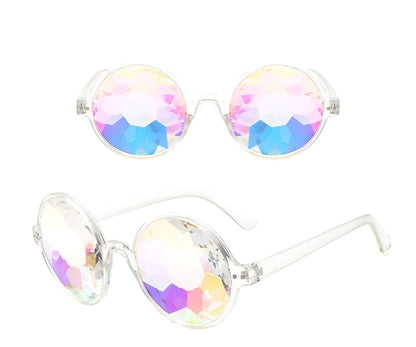 Kaleidoscope Glasses (Round) | Classic Prism