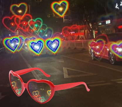 Heart Diffraction Sunglasses | Heart Prism